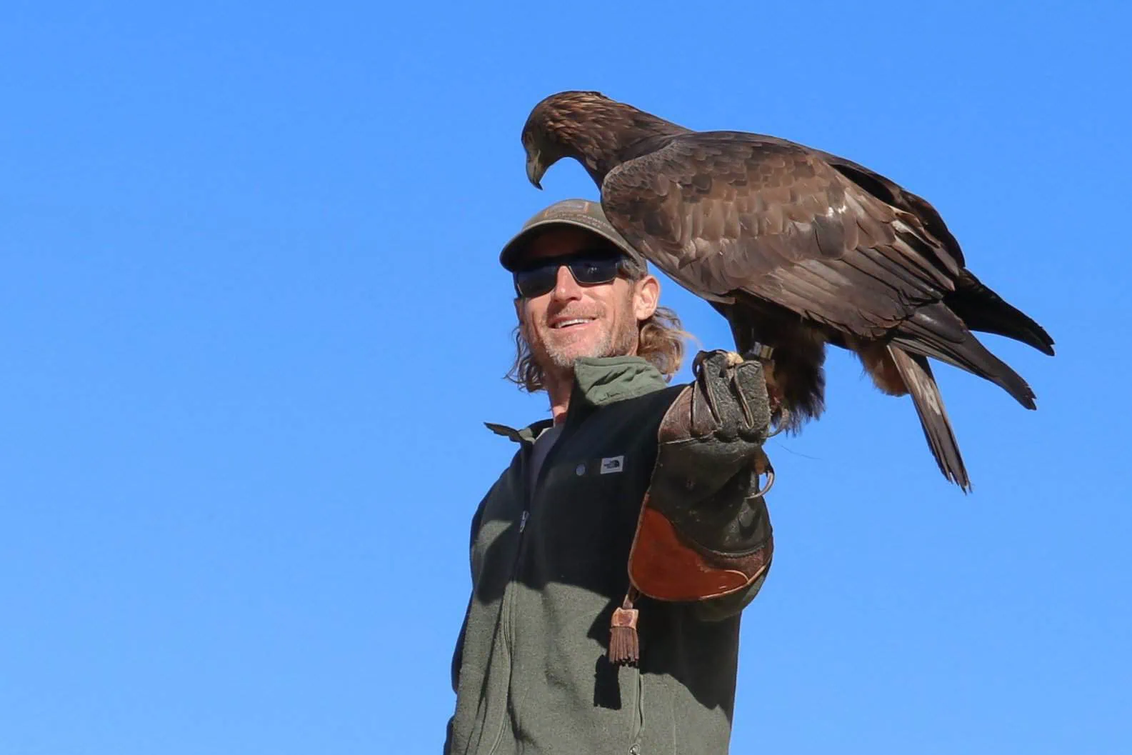 Wildlands Conservancy Falconer with Eagle