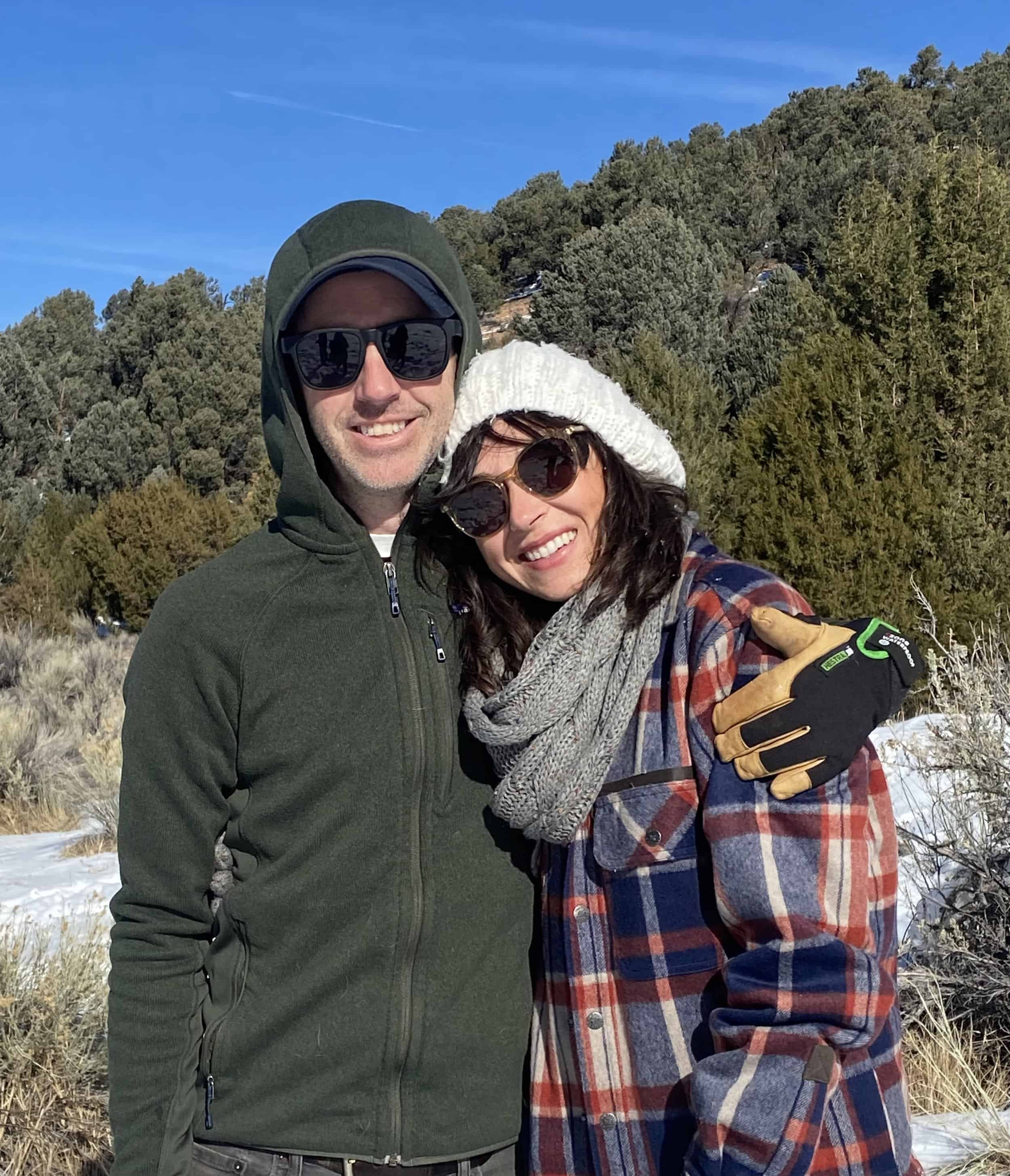   Dave Herrero and his partner, Heather  