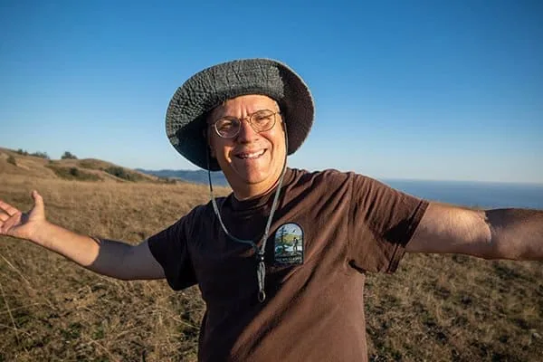  Gary Peplow at Jenner Headlands Preserve. 