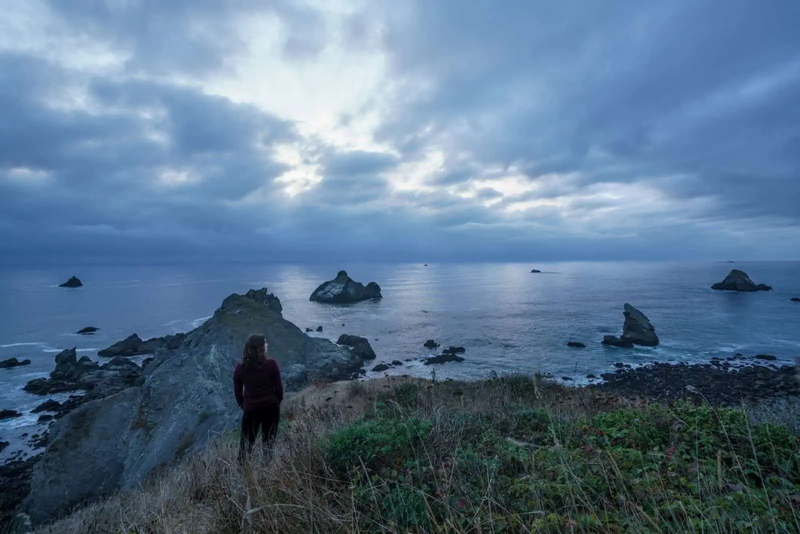 Scenic Coastal View at Dusk