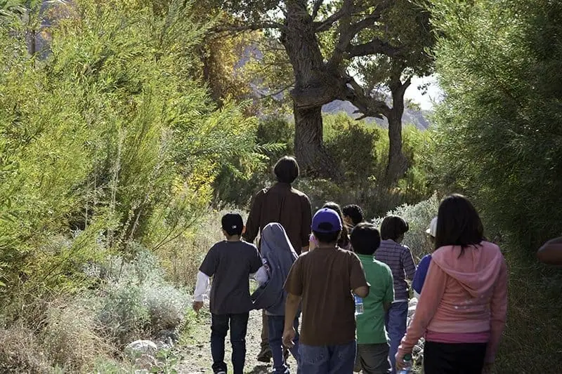  Outdoor education at Whitewater Preserve. Photo by Jack Thompson.  