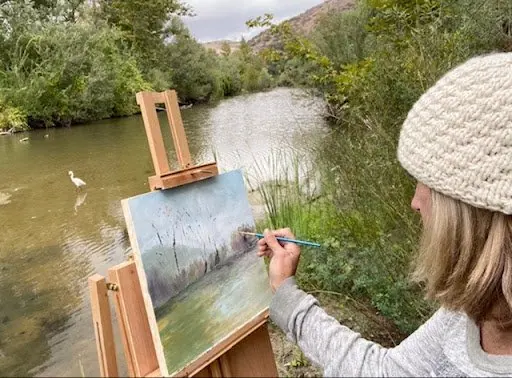 Painting at The Wildlands Conservancy